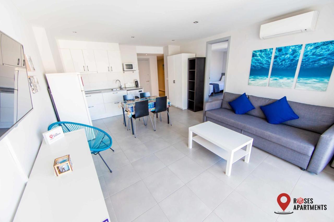 Roses Apartments Ocean 2 Habitaciones Vista Mar Lateral Exteriör bild