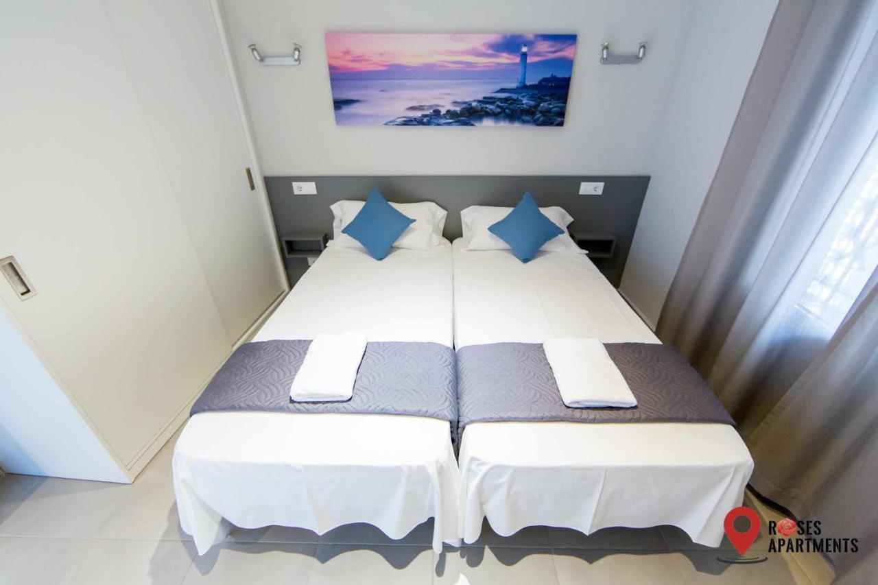 Roses Apartments Ocean 2 Habitaciones Vista Mar Lateral Exteriör bild